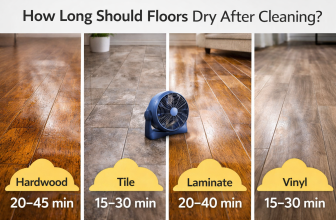 How long floors should dry after cleaning
