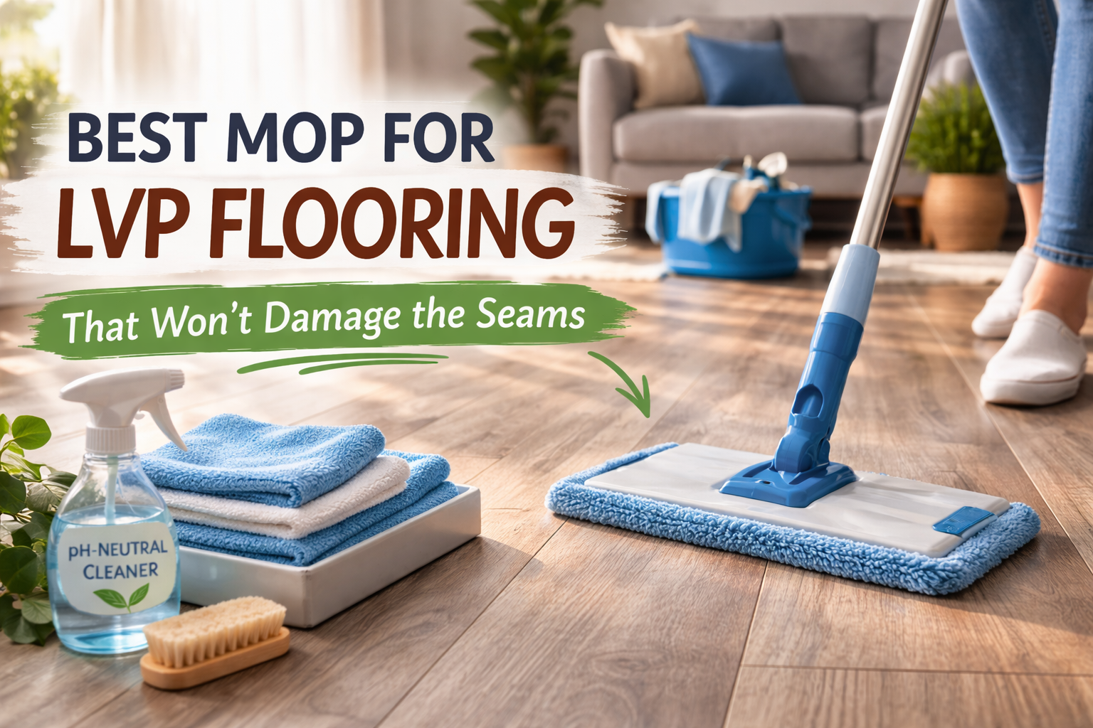 best mop for LVP flooring