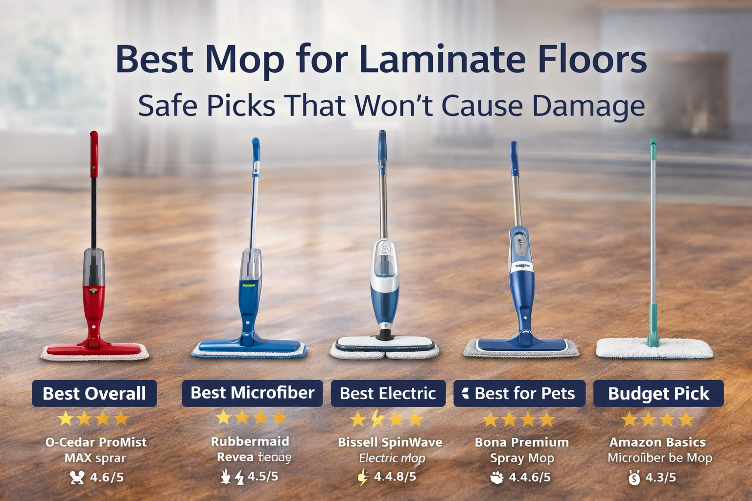 best mop for laminate floors