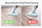 Steam Mop for Vinyl Plank Flooring (LVP): Safe or Risky?